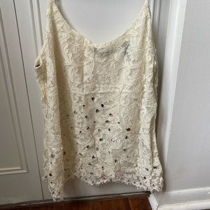 BKE rhinestone tank top